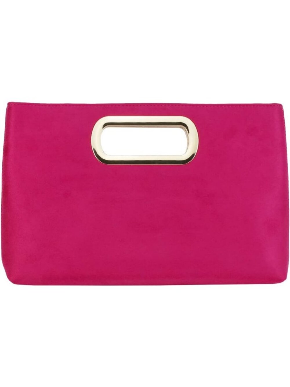 Chic Faux Suede Top Handle Clutch Bag - Stylish Evening Purse for Women